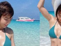 ฟางโกะ ทำทะเลเดือด อวดหุ่นแซ่บสะท้าน ในชุดบิกินี่สีฟ้า