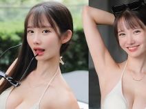 คิมนาฮยอน อวดหุ่นแซ่บสะท้าน ด้วยชุดบิกินี่สีขาว