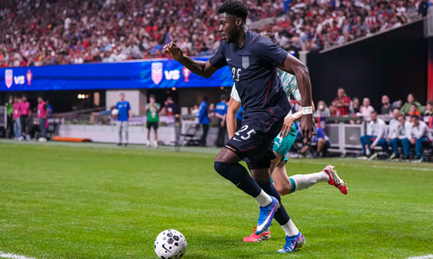 แพทริก อาเจมัง กองหน้าทีมชาติสหรัฐฯ พลาดฟุตบอลโลกหลังบาดเจ็บเอ็นร้อยหวาย