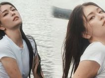 แมรี่ ทาจิบานะ กับชอตแช่น้ำริมทะเลสาบ แซ่บทุกท่วงท่า