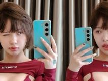 พลอยชมพู ฮอตเกินต้าน อวดเนินอกขาวอึ๋ม ในชุดออกกำลังกาย