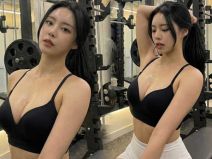 มินจี สาวเกาหลีขวัญใจชาวเน็ต กับชอตเข้ายิมที่แซ่บที่สุดในสามโลก