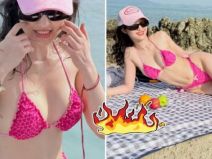 ซูมตาแตก! อินฟลูตัวมัม ฟาดบิกินี่ชมพูจี๊ด อวดหุ่นสับเน้นๆ ทำหลุดโฟกัส