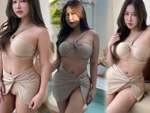 ละสายตาไม่ได้ มาย ฮาเร็ม ฟาดลุคบิกินี่สีนู้ดโชว์ผิวขาวเนียน หุ่นแซ่บกำลังดี